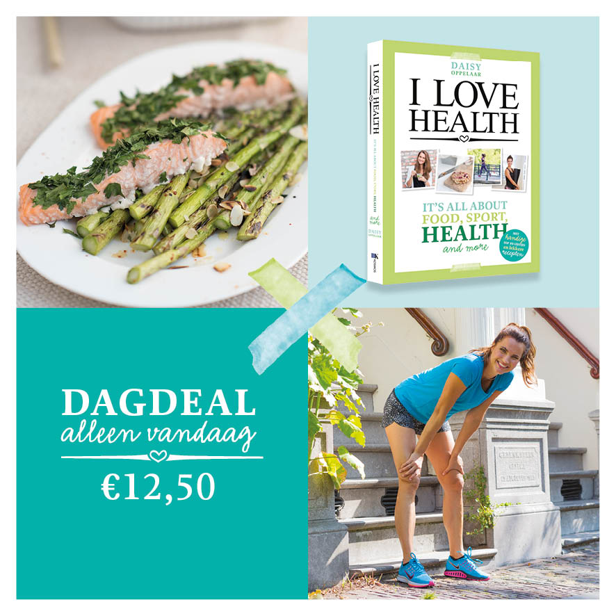 FB advertentie dagdeal bol.com i love health boek