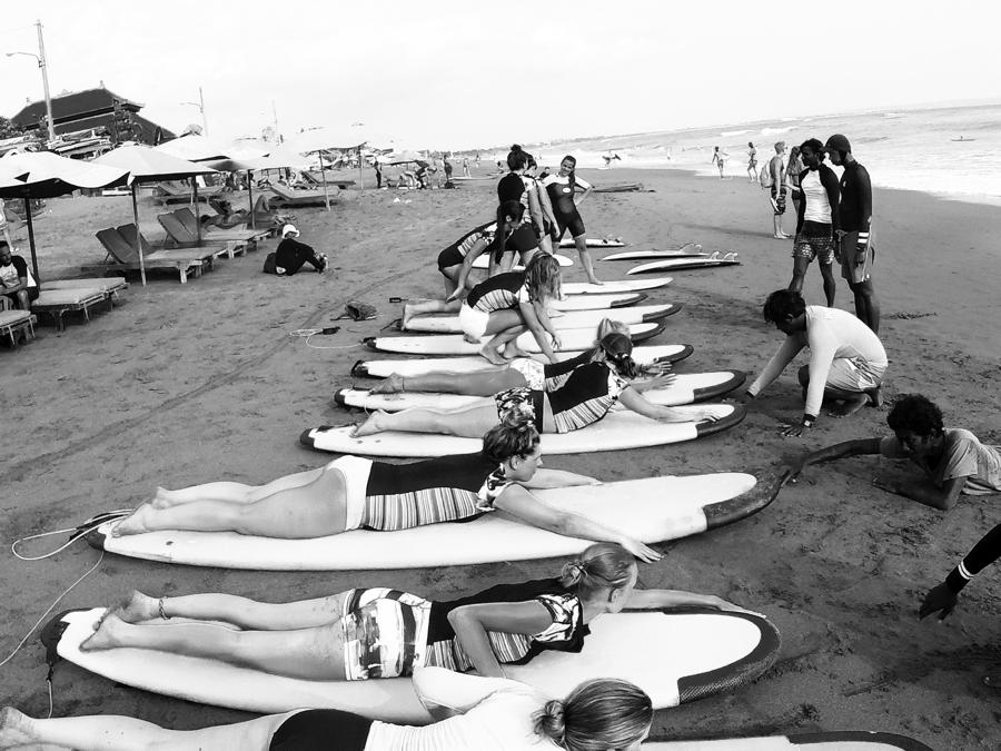 I Love Health Retreat Bali april 2017 surfen