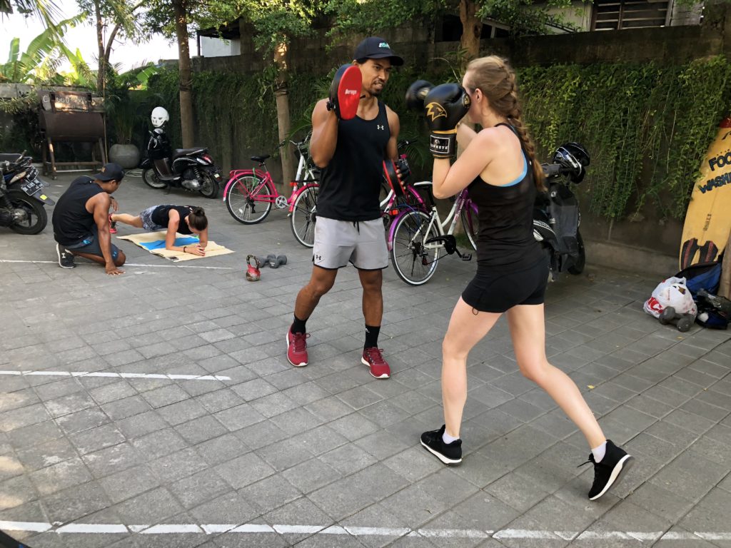 personal training, i love health retreat Bali september 2018