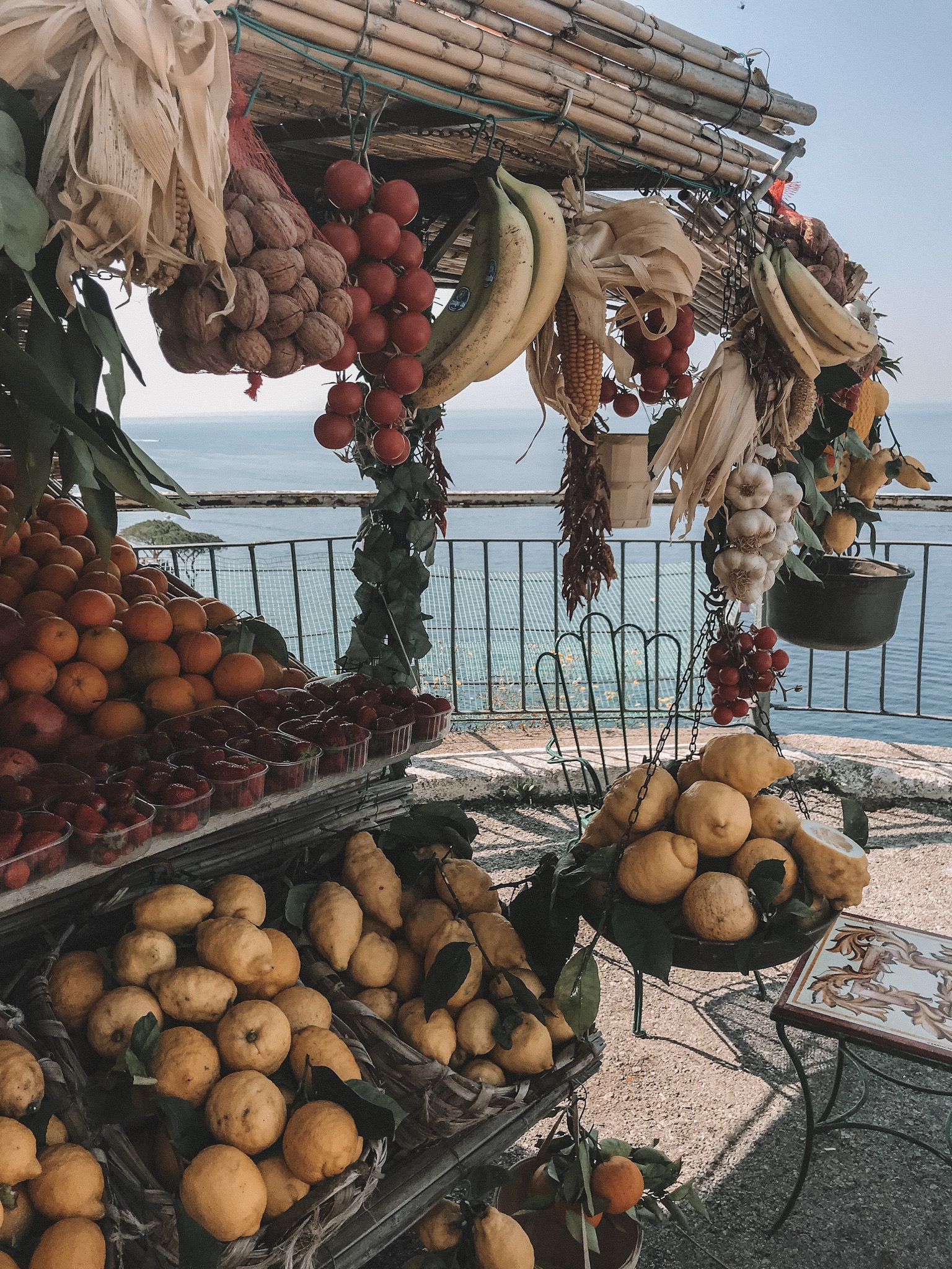 amalfi coast italie, daisy, fruit