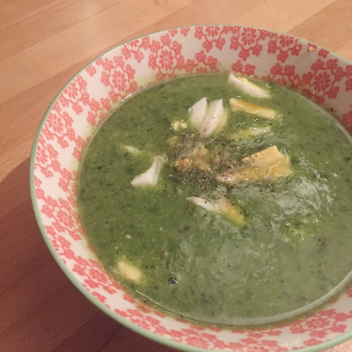 spinazie broccoli courgette soep
