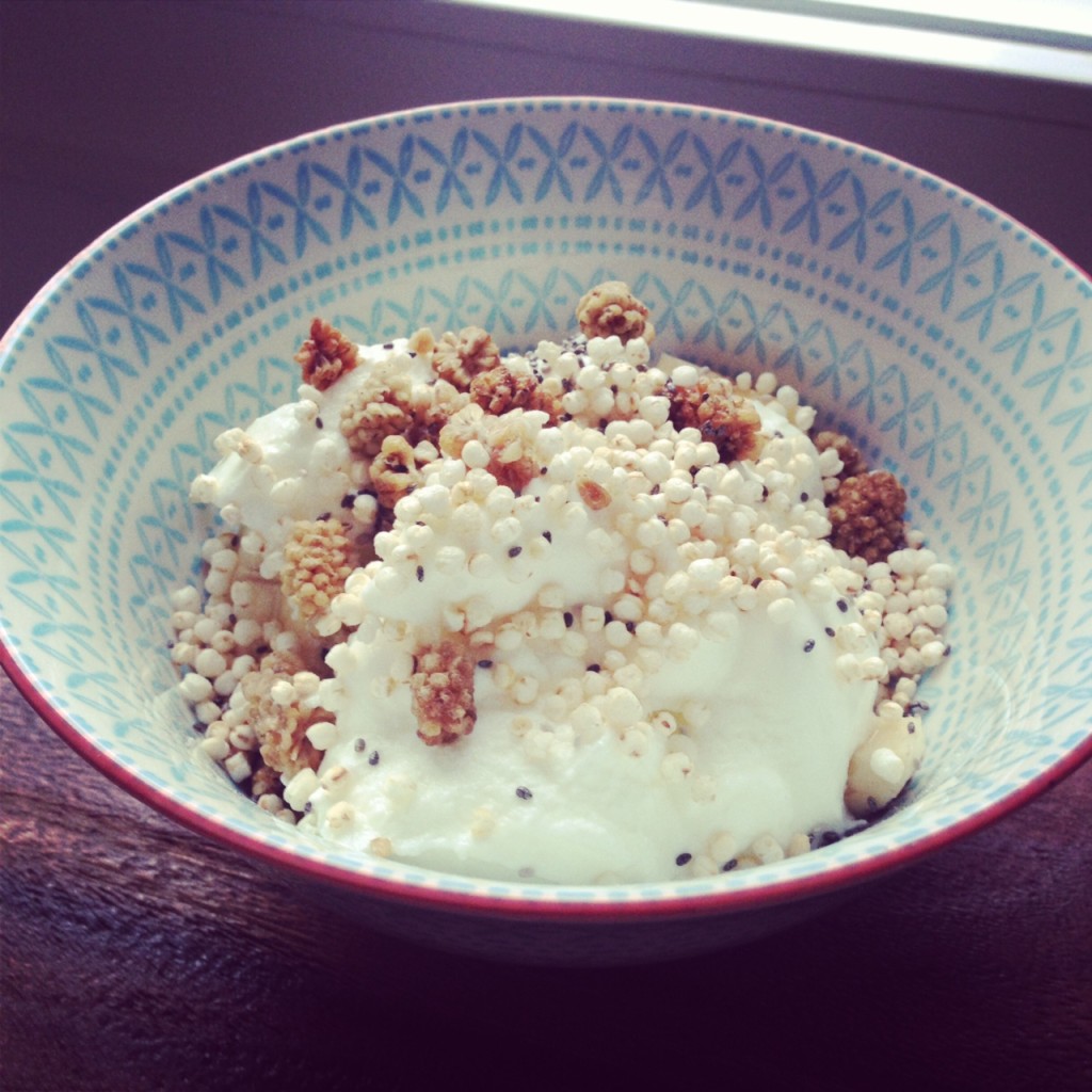 gepofte quinoa ontbijt no sugar challenge
