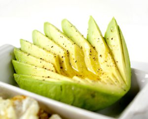 Heerlijke gesneden avocado