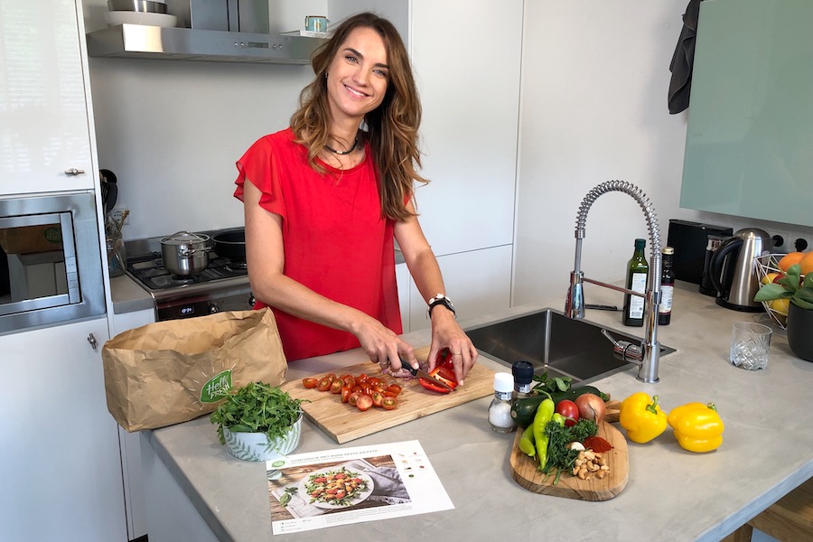 hello fresh maaltijdbox, daisy, koken