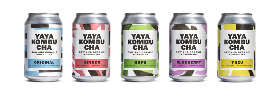 yaya, nieuw, gezond, frisdrank, kombucha