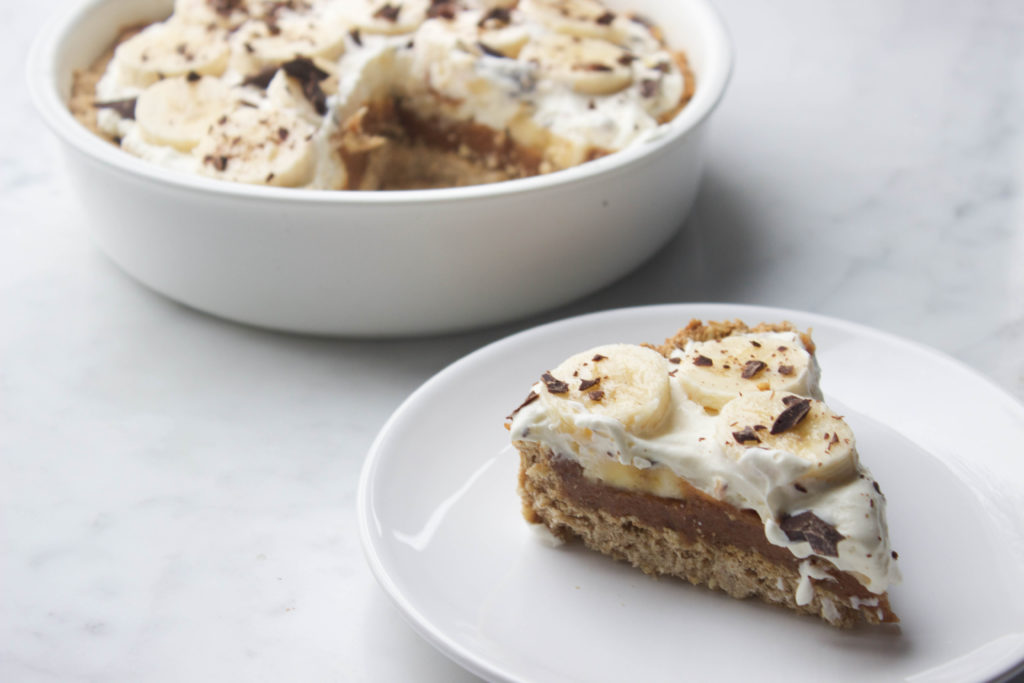 vegan banoffee pie