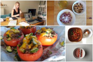 eetdagboek van stagiaire tessa