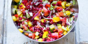 salade met granaatappel