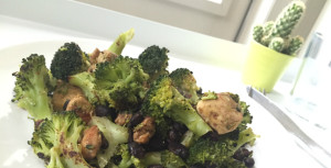 zwarte bonen kip broccoli